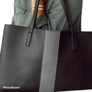 Vince Camuto Vegan Leather Tote  Messenger Bag